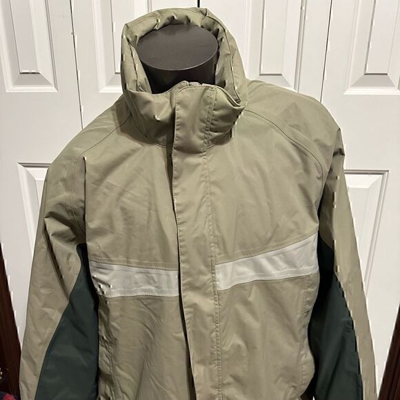 Eddie Bauer Performance Systems Mens XL Tall Full ZIP Jacket with hood in collar - Picture 1 of 6